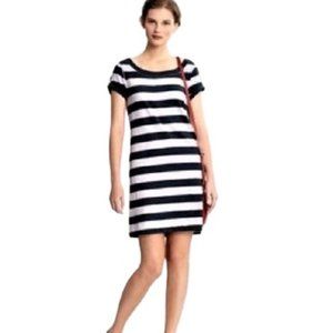 Banana Republic Navy & White Nautical Striped Dress Size M